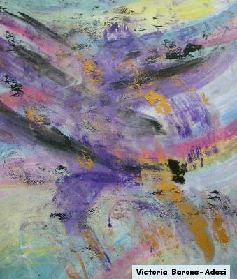 Bird arte acrilica astratta