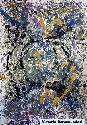 Earth Wealth acrylic abstract art