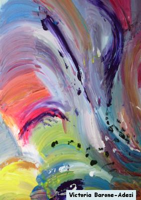 Evocation acrylic abstract art