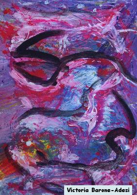 Dreamer acrylic abstract art