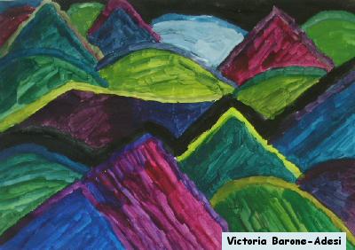 Magic Forest acrylic abstract art