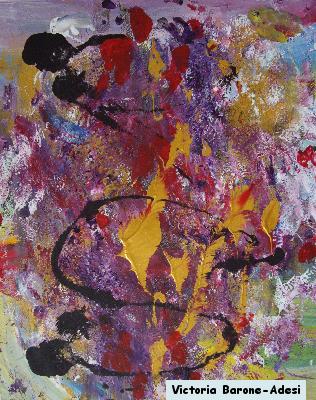 Music acrylic abstract art