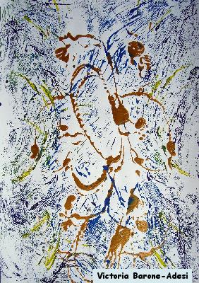 Strange Mutation acrylic abstract art