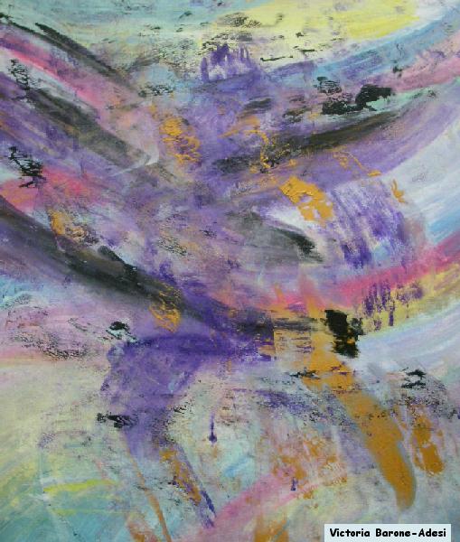 Bird arte acrilica astratta