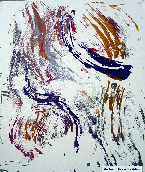 Can Canvas arte acrilica astratta