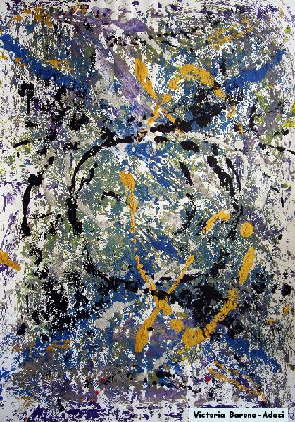 Earth Wealth acrylic abstract art