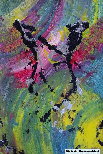 Mother Nature acrylic abstract art