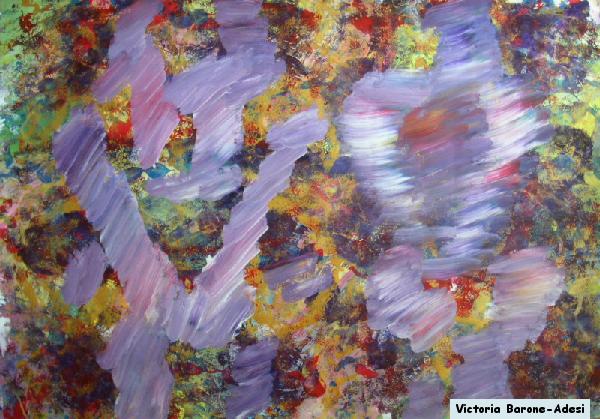 My Parents acrylic abstract art