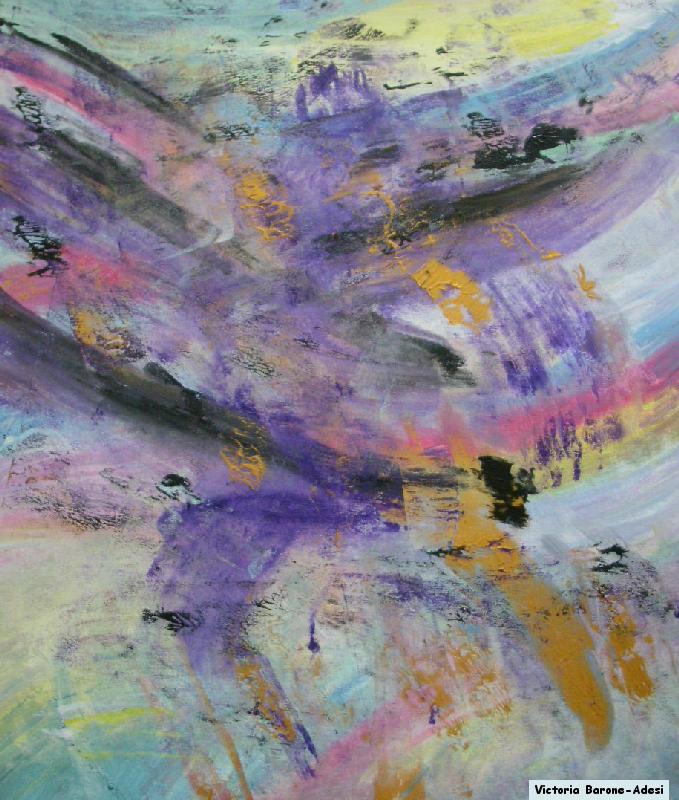 Bird acrylic abstract art