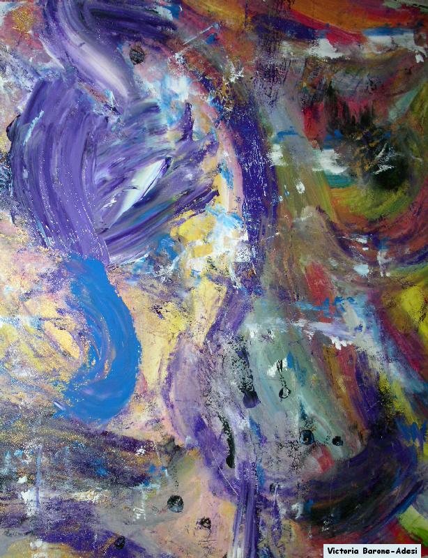 Mask Of Flowers arte acrilica astratta