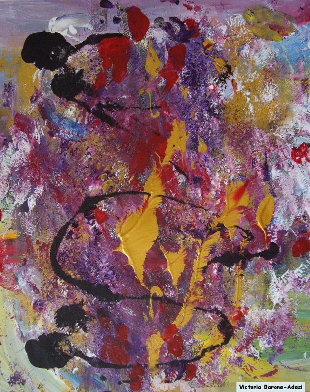 Music arte acrilica astratta