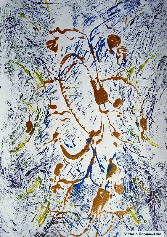 Strange Mutation acrylic abstract art