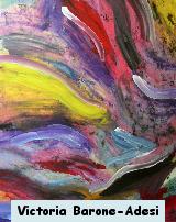 Blue Arrow acrylic abstract art