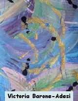 Dog Face acrylic abstract art