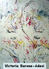 Flowers arte acrilica astratta