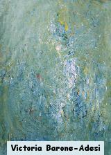 Green arte acrilica astratta