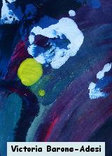 Moon Light acrylic abstract art