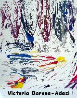 Mountain Lake acrylic abstract art