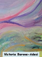 Northern Lights arte acrilica astratta