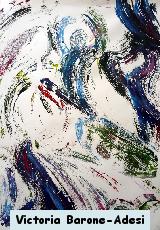 Olympus acrylic abstract art