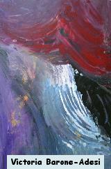 Waterfall arte acrilica astratta